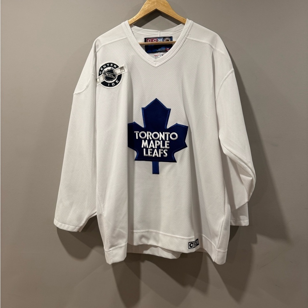 Vtg CCM Centre Ice Toronto Maple Leafs Practice NHL Hockey Jersey